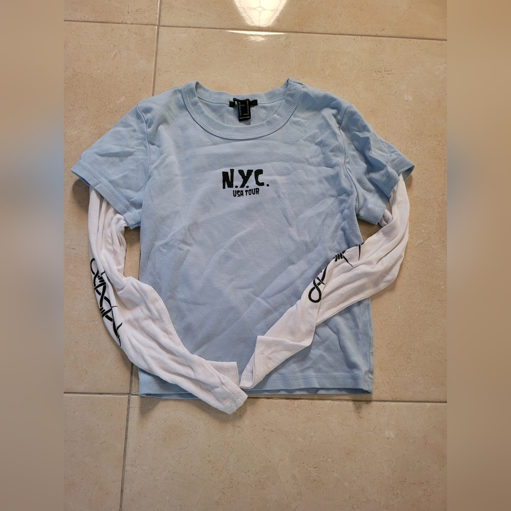 Forver 21 long sleeve shirt with NYC print